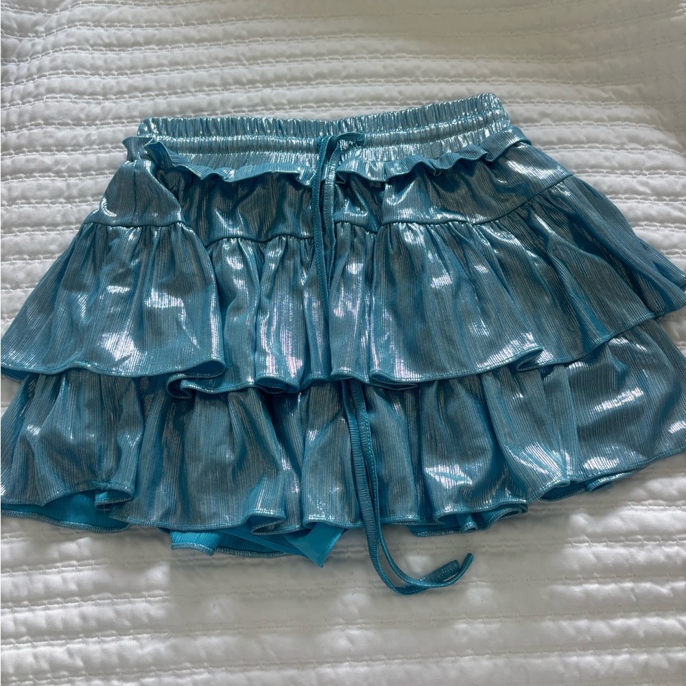 Chic Blue Mini Skirt